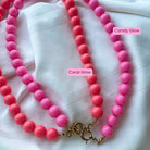 Kralenketting | Candy Glow Necklace | Coral Glow Necklace | Sieraden By Frances Falicia