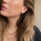 Classic hoops set met zirkonia steentjes | Hoops | Oorbellen By Frances Falicia