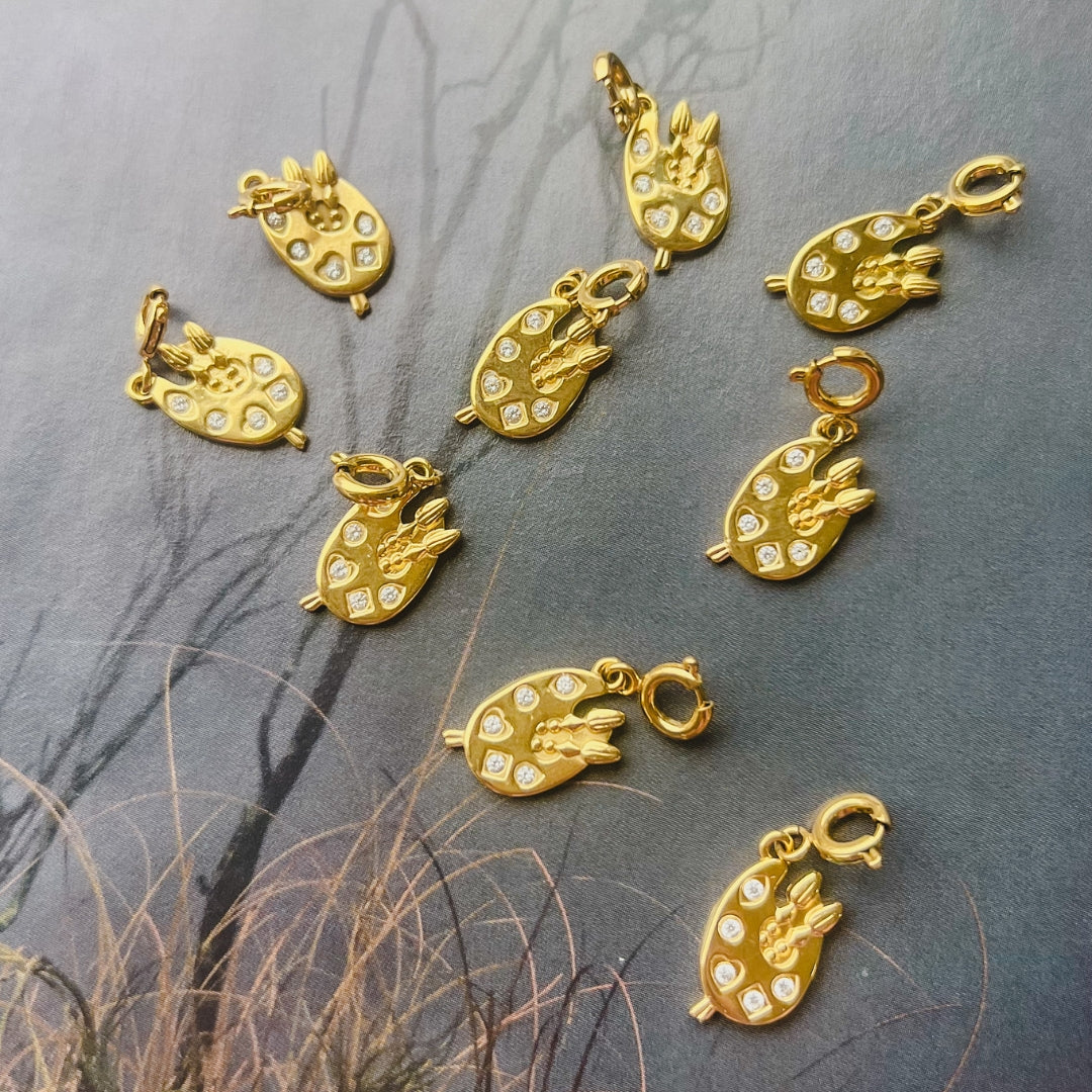 Dream Brush Charm | Schilderspalet bedel | The Charm Bar | Sieraden By Frances Falicia