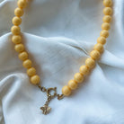 Honey Glow Necklace | Gele kralenketting | Sieraden By Frances Falicia