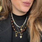 Leopard Glow Necklace | Kralenketting | Panterprint ketting | Sieraden By Frances Falicia