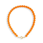Orange Glow Necklace | Oranje kralenketting | Sieraden By Frances Falicia