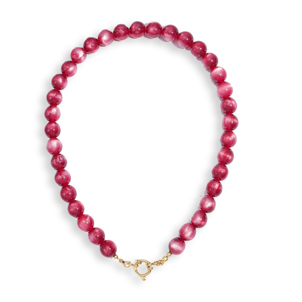 Ruby Roast Necklace | Kralenketting | Kettingen | Sieraden By Frances Falicia