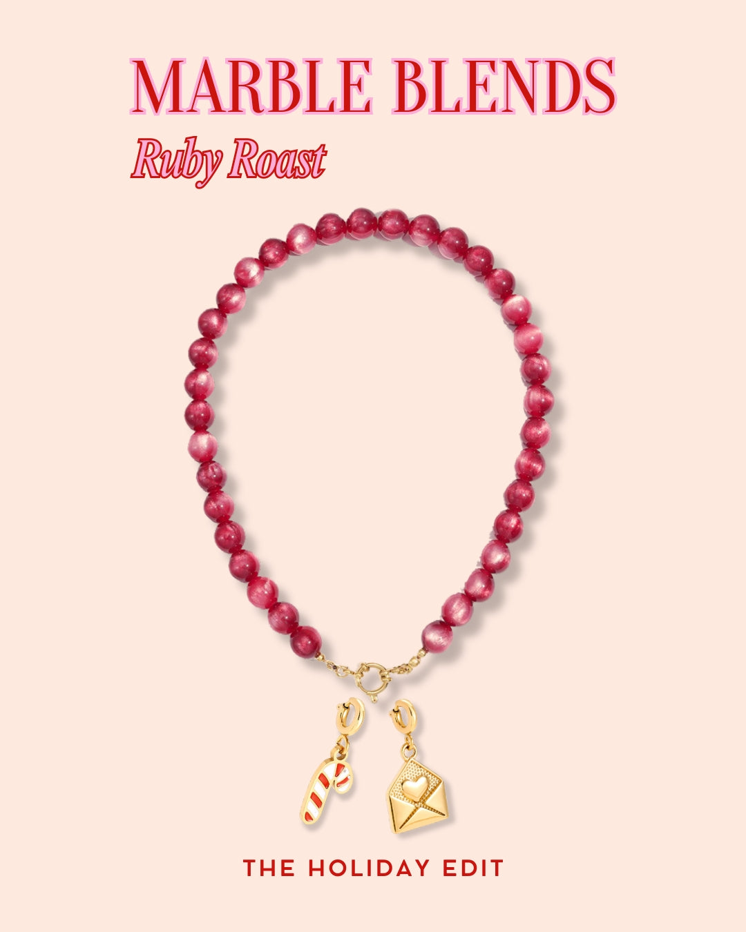 Ruby Roast Necklace | Kralenketting | Kettingen | Sieraden By Frances Falicia