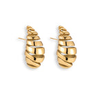Sliced teardrop oorbellen | Drop earrings | Sieraden By Frances Falicia