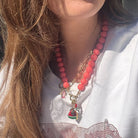 Coral Glow Necklace | Koraal kralenketting | Sieraden By Frances Falicia