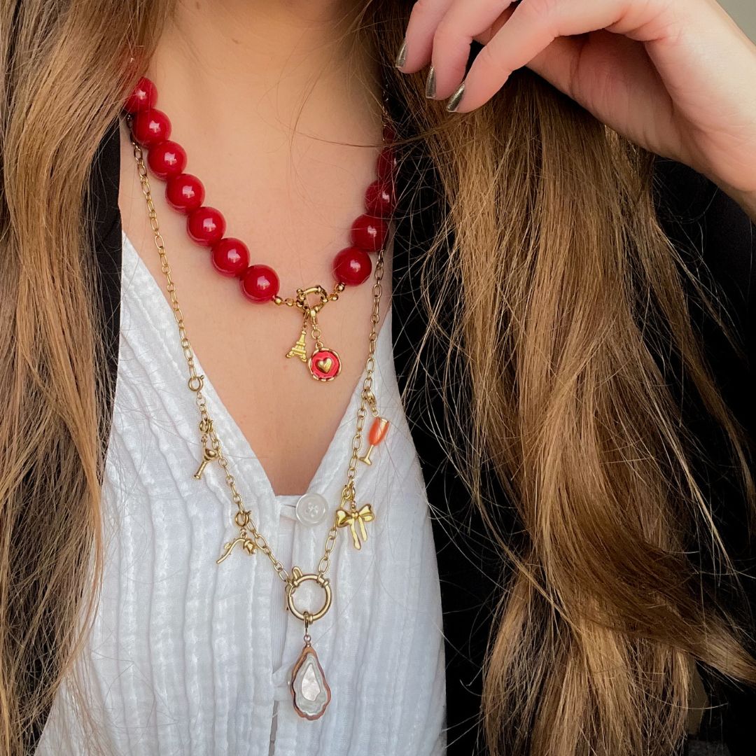 Wine O’Clock | Wijnglas bedel | Sieraden By Frances Falicia