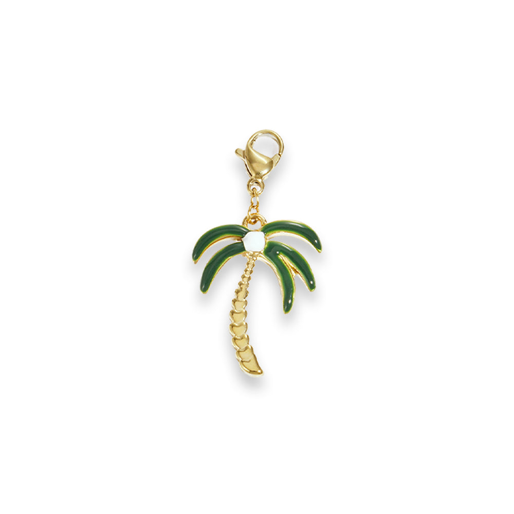 Tropical Palm Charm | Palmboom bedel | The Charm Bar | Sieraden By Frances Falicia