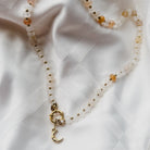 Vanilla Cream Necklace | Natuursteen ketting | Kettingen | Sieraden By Frances Falicia