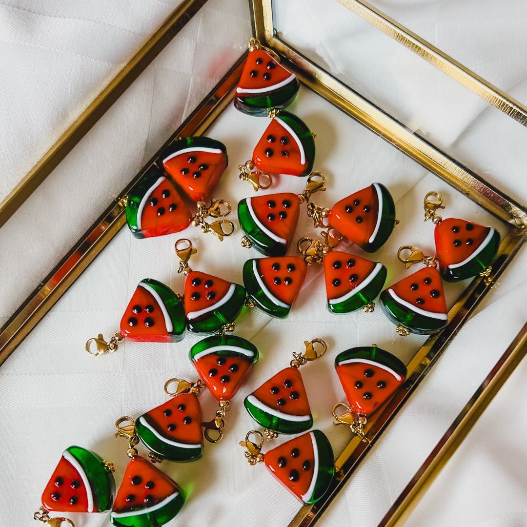 Watermelon Slice Charm | Watermeloen bedel | The Charm Bar | Sieraden By Frances Falicia
