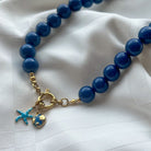 Azure Glow Necklace | Blauwe kralenketting | Sieraden By Frances Falicia
