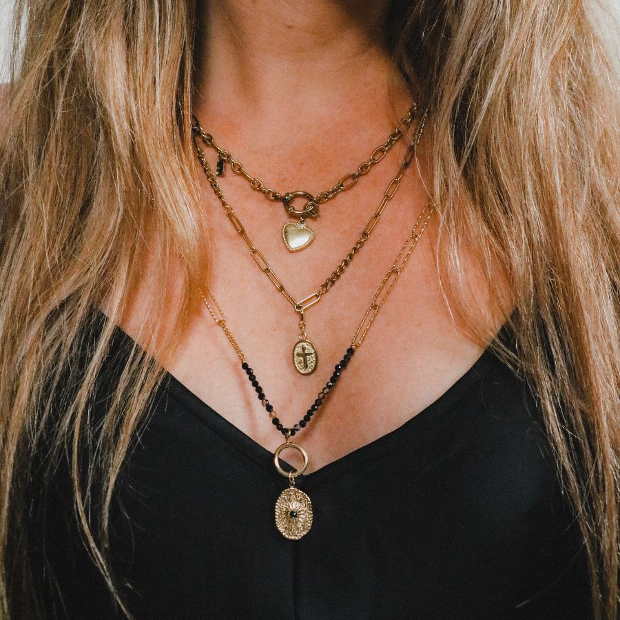 lange schakelketting | Frances Falicia