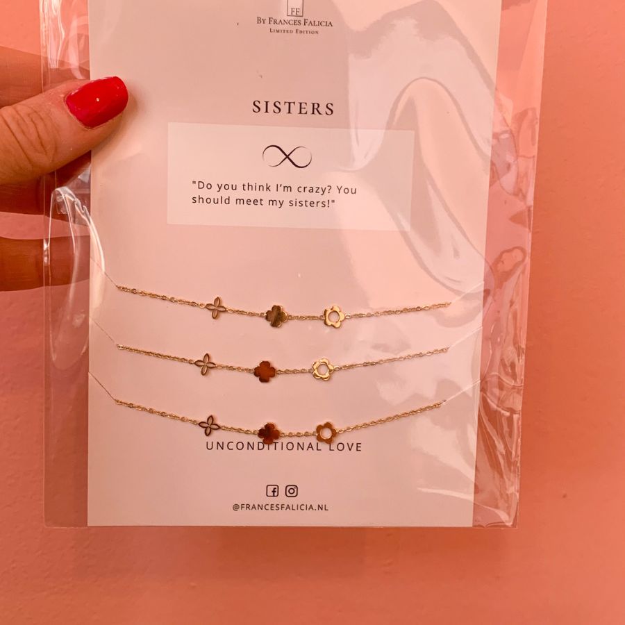 3/4/5 Pcs/Set BFF Bracelets for Women Sisters Gifts Jewelry, Free Custom  Engrave Couple Heart Shaped Inspirational Friendship - AliExpress
