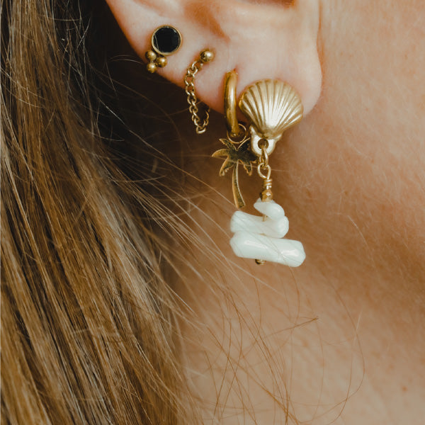 gouden oorbellen | Frances Falicia