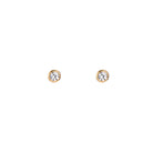 minimalistische oorknopjes zirkonia | Frances Falicia | Stainless steel sieraden